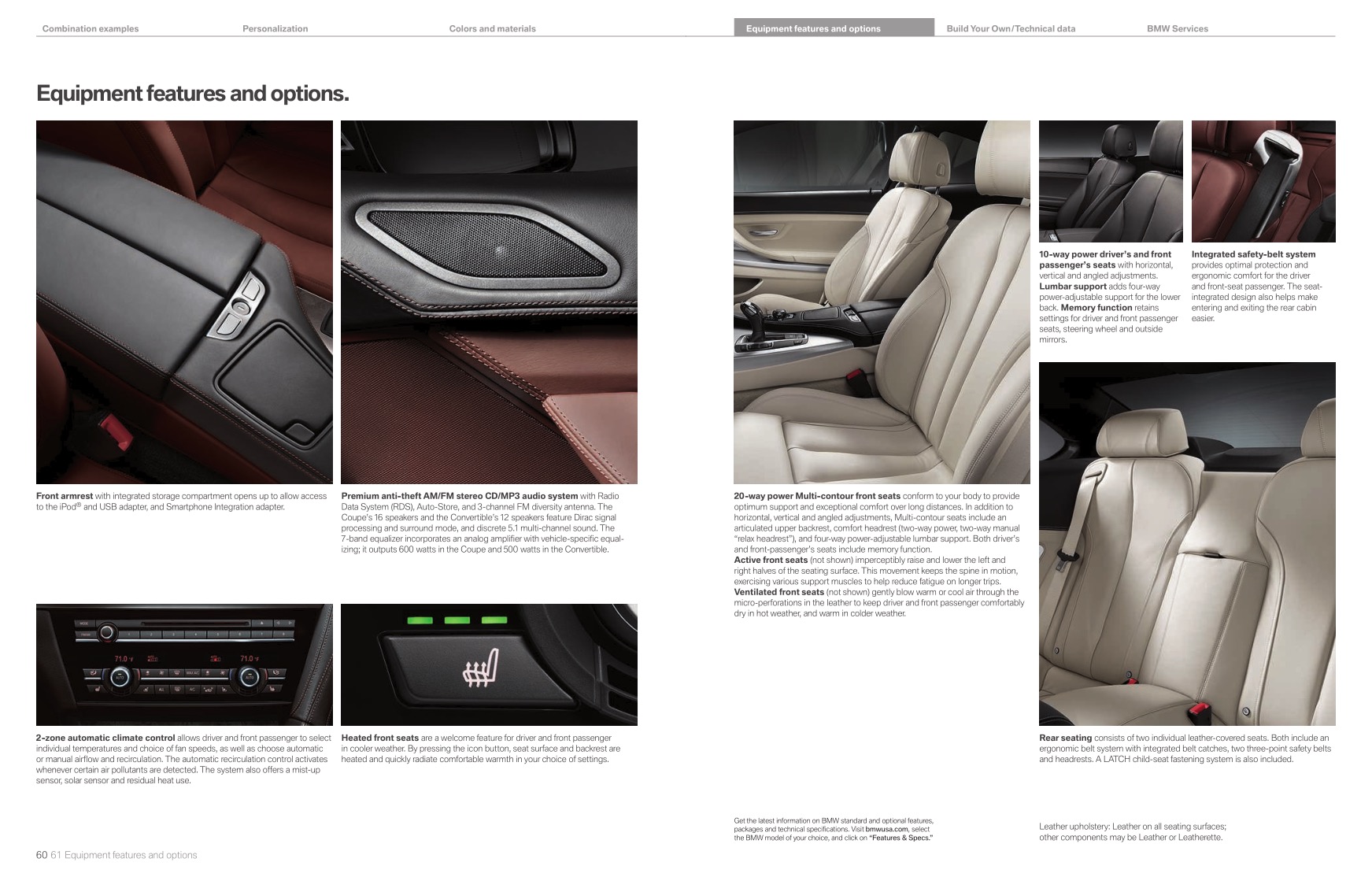2013 BMW 6-Series Brochure Page 16